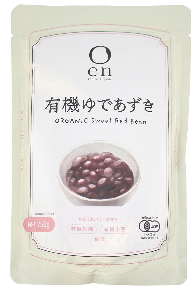 有機ゆであずき