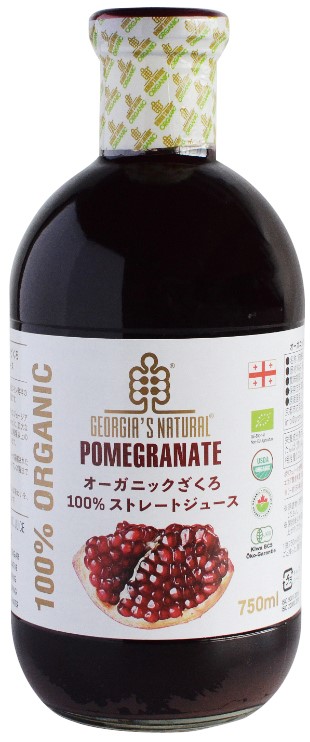 オーガニックざくろ１００％ストレートジュース　750ml