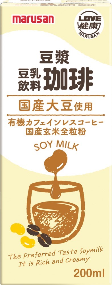 豆ジャン　豆乳飲料　珈琲